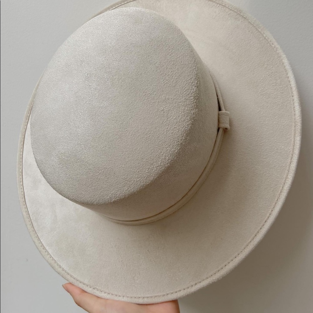 Melissa Cordobés Vegan Suede Wide Brim Hat
